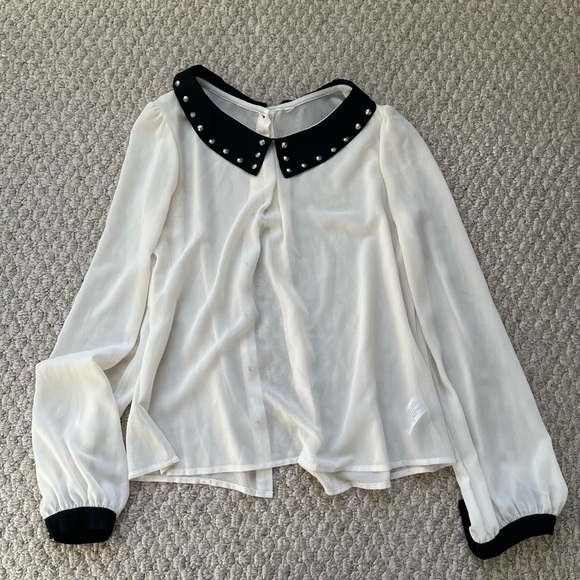 Target stud collar blouse - Picture 1 of 2